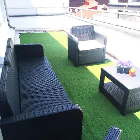 Atico Dances, Centro Oviedo, Terraza-parking 奥维耶多